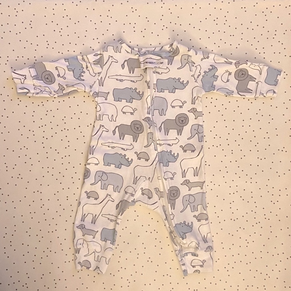 Carters Zip-up cotton footless sleep & play romper